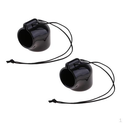 2 Bulk Scuba Diving Tank Yoke Cap with Retainer Cord - , Lightweight