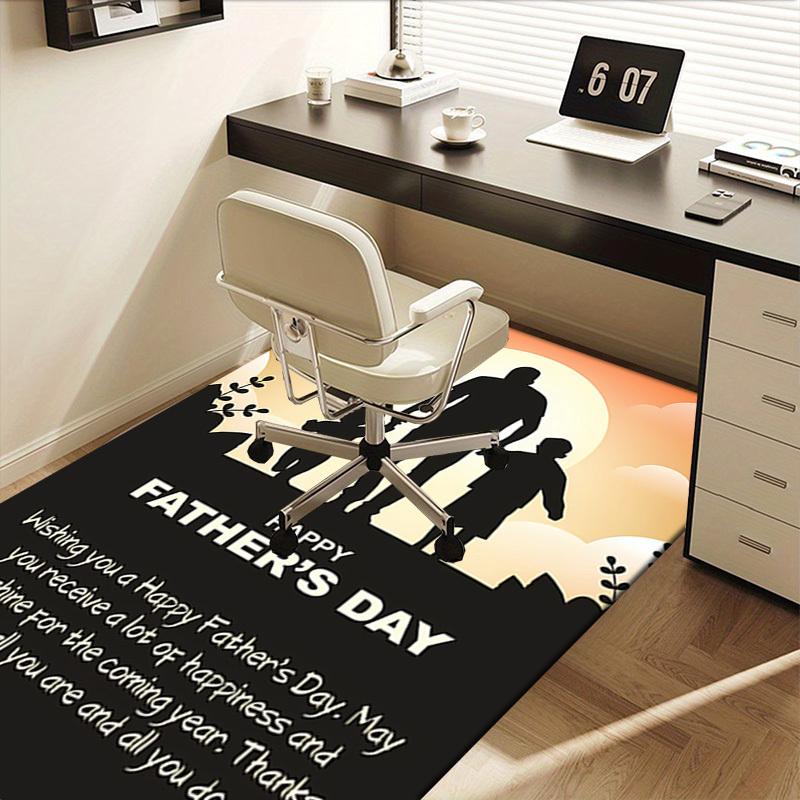 Father, Sunset Office Carpet Soft Polyester Entrance Carpet Washable Non slip Machine Washable Indoo