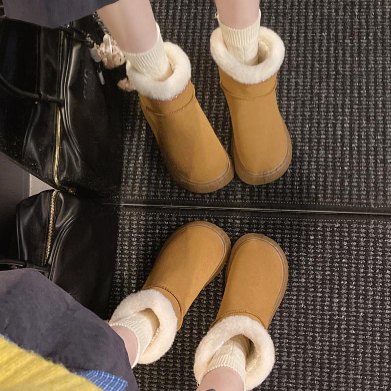 Fashionable New Round Toe Comfortable Warm Casual Snow Boots Winter Comfortable Thick Sole Anti Slip Elegant Women's Boots