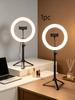 Xiaomi Portable 10" Circle Light with Adjustable Desktop Tripod, 120 LED Beads 3 Color Temperature Ring Light for Makeup Live Streaming
