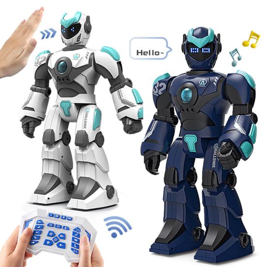 Electric Smart Robot Toy Gesture Sensing Programmable Remote Control Robot Model