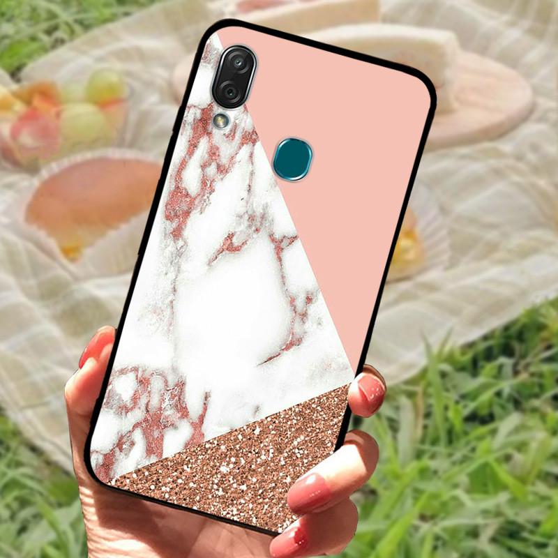 For ZTE Blade V10 Vita Case Cute Cat Marble Soft Silicone Phone Case For ZTE Blade V10 V 10 Vita Back Cover Full Coque Bumper