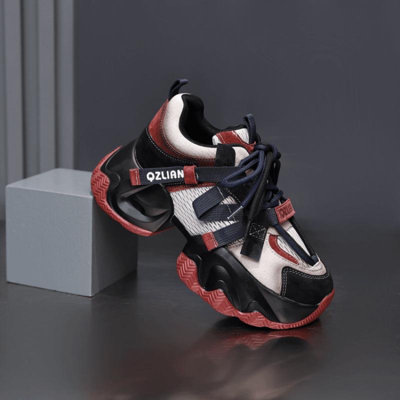 2025 New Classic Women's Sneakers Versatile Casual Shoes Thick Soled Height Boosting Lightweight Sports Running Shoes