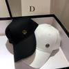 Peaked Cap Women's M Letter Tide Black and White Ns Sunshade Baseball Cap Children's Spring and Summer Fashion Versatile Sun Hat