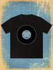 T-shirt Black with The Smiths Vinyl Record Print - Casual Crew Neck