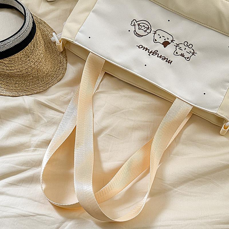 Cartoon Shoulder Bag Student Lightweight Crossbody Bag