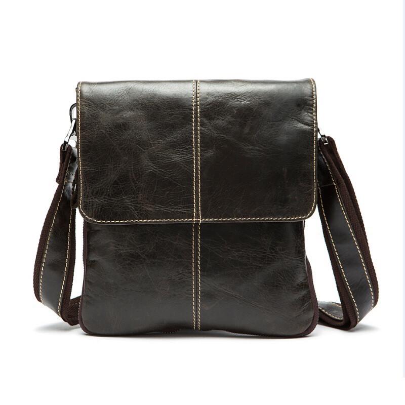 

Мода мужчины Crossbody Сумки КожаНые сумки Для плеча мужчин Сумка бизнес мини Бренд повседневный Мужской мессенджер Сумка