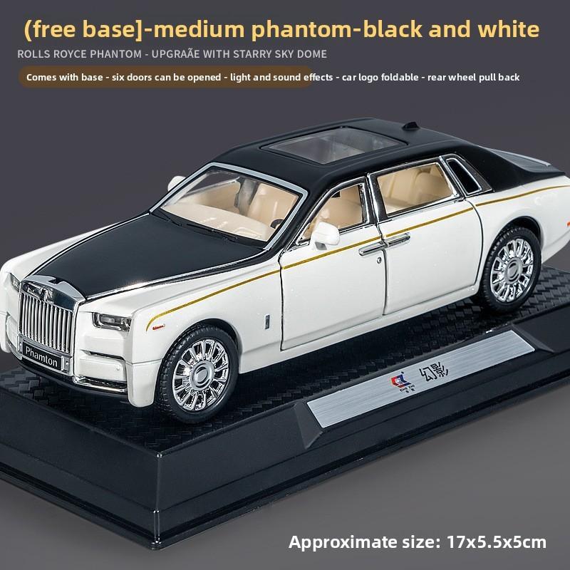 Rolls Royce Phantom Alloy Car Model With Inertia Sound Light For Kids Gift