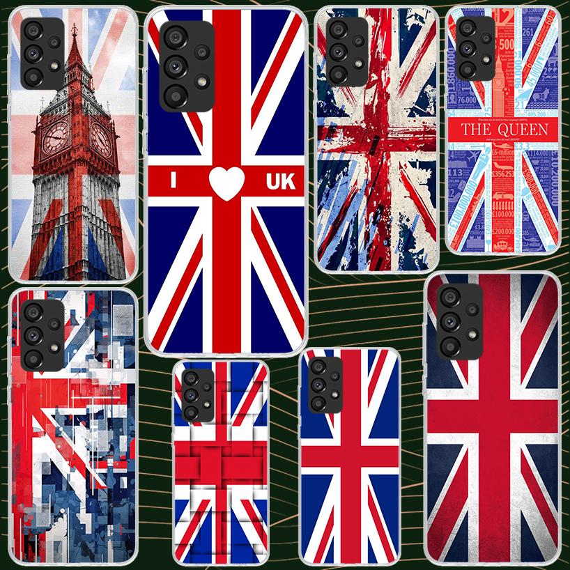 Union Jack England UK Flag Case for Samsung Galaxy A52 A42 A32 A22 A12 A51 A50 A02S Phone Cover A41 A31 A21S A40 A30S A20E A10S
