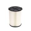 Washable Filter for Wet/Dry Vac with Corrugated Surface for Ridgid VF4000 WD5500, WD0671 Vacuum Cleaners. Vacuum Accessories.