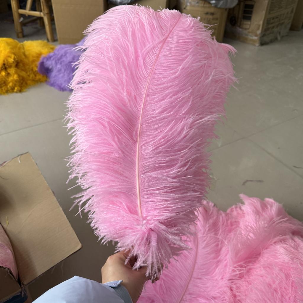 10pcslot 55-60cm Ostrich Feather for Crafts Party Wedding Decor Plumes Ostrich Table Centerpieces White Feathers Decoration