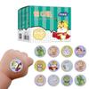 100/120PCS Round Round Band Aid Wound Dressing Children  Adhesive Bandages Cute Cartoon Bands Aid