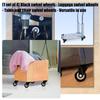 4Pcs Heavy Duty Furniture Wheel Casters Quiet Trolley Wheel 360 Swivels Casters for Trolley Home Office Desk Chair