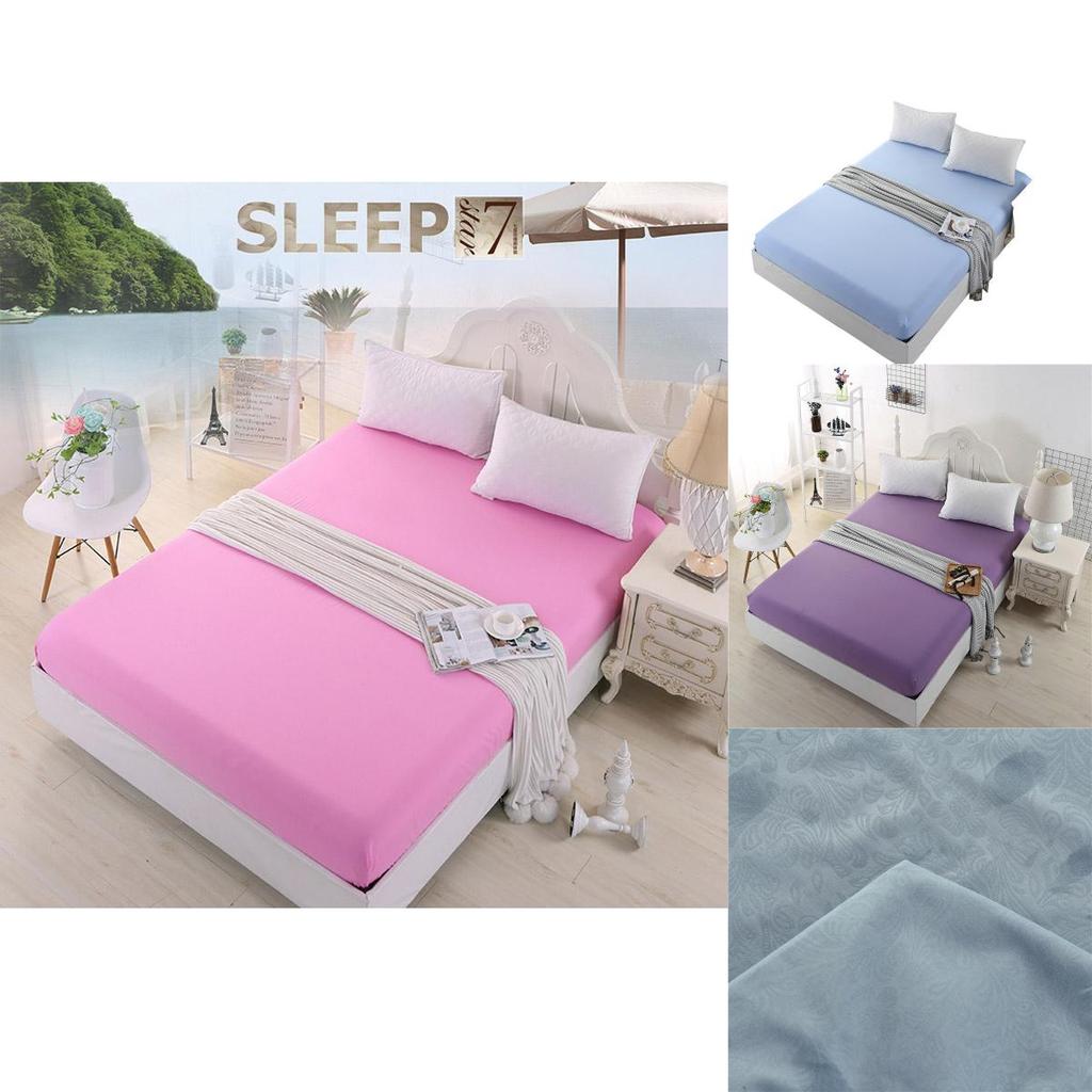 Luxurious Fitted Sheet Bedding Cover Set With Comfort In Solid Color Options