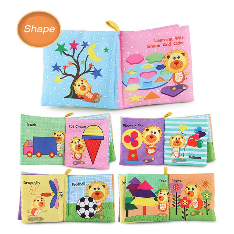 Baby Kids Early Learning Cloth Books Toys Baby Toys Cloth Books Educational Activity Book