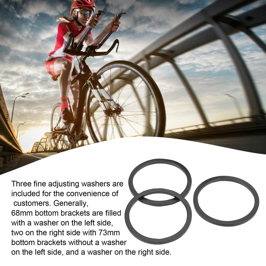 Bike Bottom Bracket 68‑73mm Reduce Noise Stability Resin Washer Sturdy High Accuracy Bike Accessories