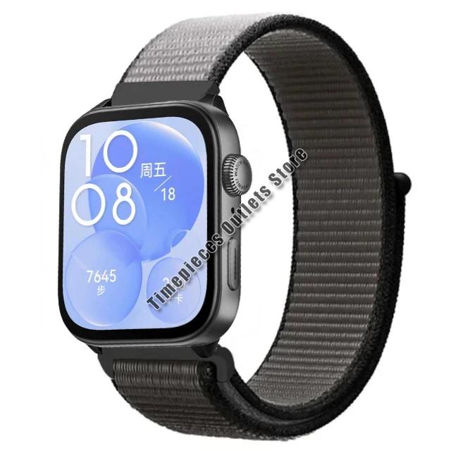 Nylon Loop Strap For Huawei Watch Fit 3 Sport Breathable Replacement Bracelet Wristband For Huawei Watch Fit 3 Belt Accessories