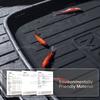 For Toyota Highlander 5/7 Seats 2015-2021 2016 2017 2018 TPE Trunk Mat Mat Cargo Liner Protective Cover Waterproof Accessories