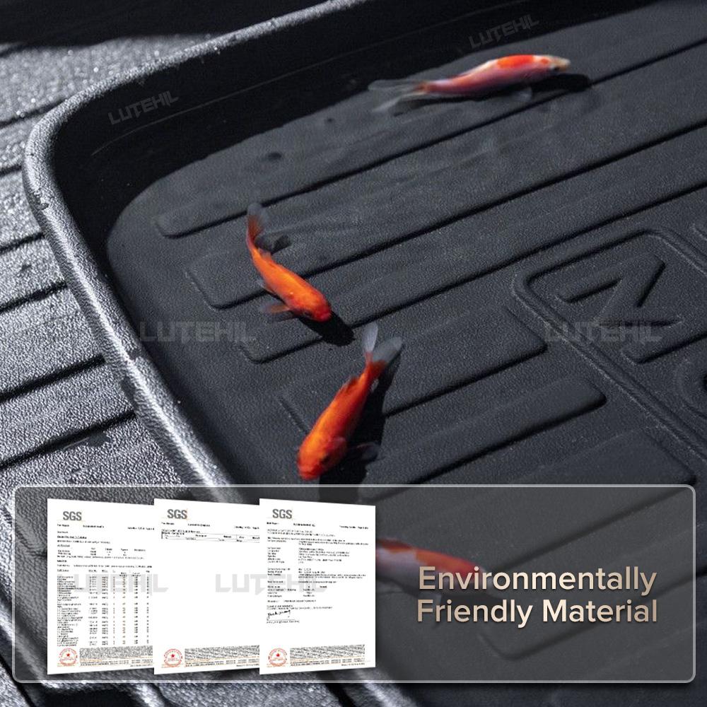 For Toyota Highlander 5/7 Seats 2015-2021 2016 2017 2018 TPE Trunk Mat Mat Cargo Liner Protective Cover Waterproof Accessories