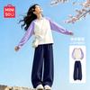 Miniso Girls' Autumn Casual Long-Sleeve Two-Piece Set