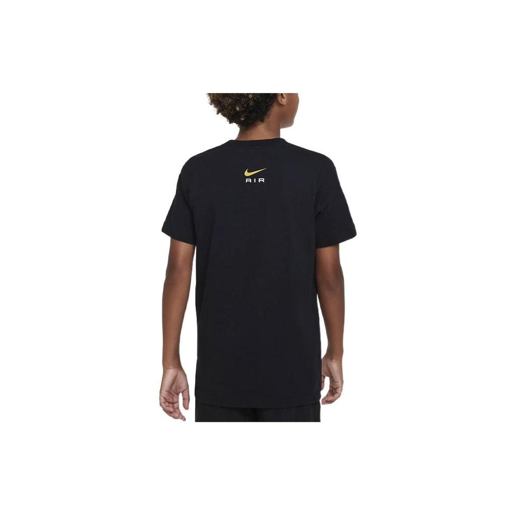 Nike Casual Printed Crew Neck Short Sleeve T-Shirt Kids tops Black DR9656-010
