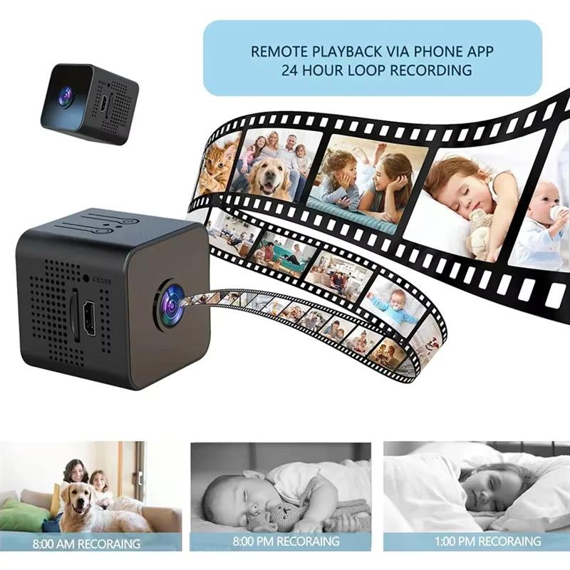 Mini IP Camera WiFi Sports Camera HD 1080P Wireless Security Surveillance Night Vision Smart Home Micro Cam