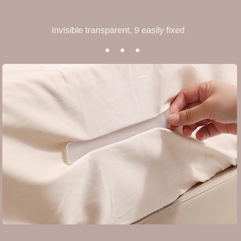 4pcs Invisible Bed Sheet Holder Rotating Bed Sheet Grippers  Anti Displacement Fixing Tool