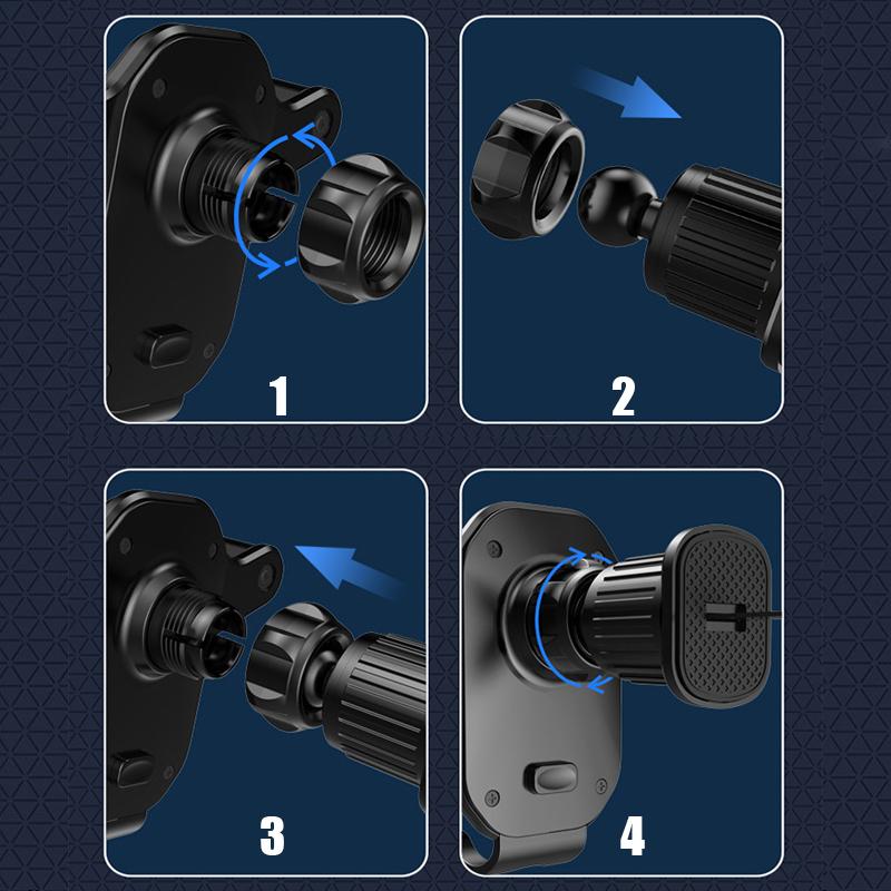 Autotelefonhalter Haken Innenraum Lüftungsschlitz Clip Halterung Universal Mobile Unterstützung für Autoinnenhalterung für iPhone Xiaomi