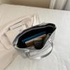 Bolso de Mano Grande de PU con Patrón de Cocodrilo de un Solo Hombro - Tote de Moda para Mujeres Europeas y Americanas