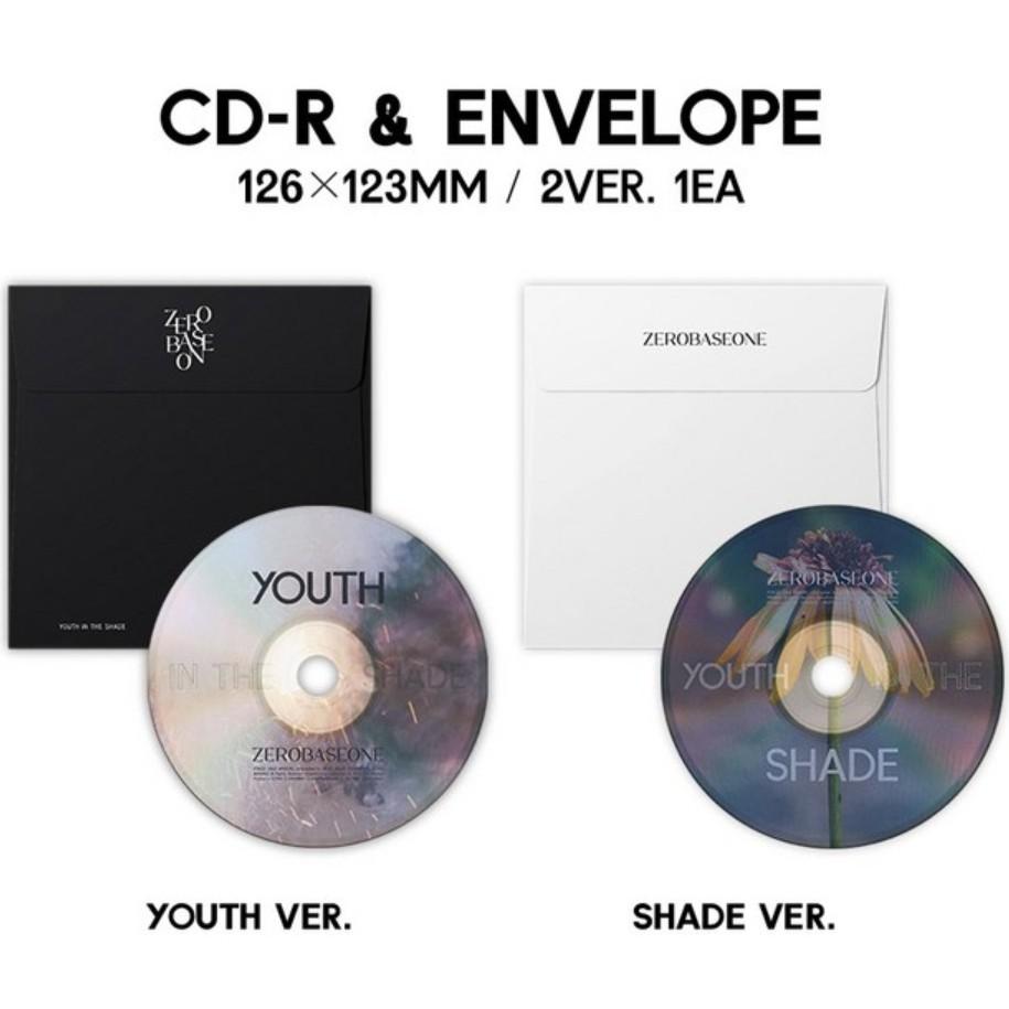 Zero Base One Album Jebe One ZB1 Youth In the Shade [2 Types In 1 Set]