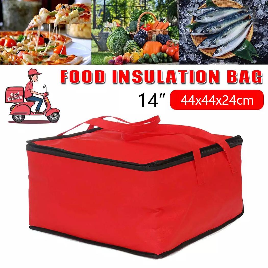 14inch Pizza Food Delivery Bag Waterproof Insulated Thermal Storage Holder Outdoor Camping Picnic Takeout Food Delivery Bags
