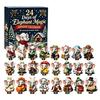 Christmas Advent Calendar 2026 Calendar, 24-Day Acrylic 2D Ornament Set with Secret Santa Gifts for Pet Lovers Animal Figures, Tree Hanging