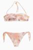 Y8739 Arena FLORA JACQUARD BANDEAU BIK BIKINI S Two-piece Swimsuit