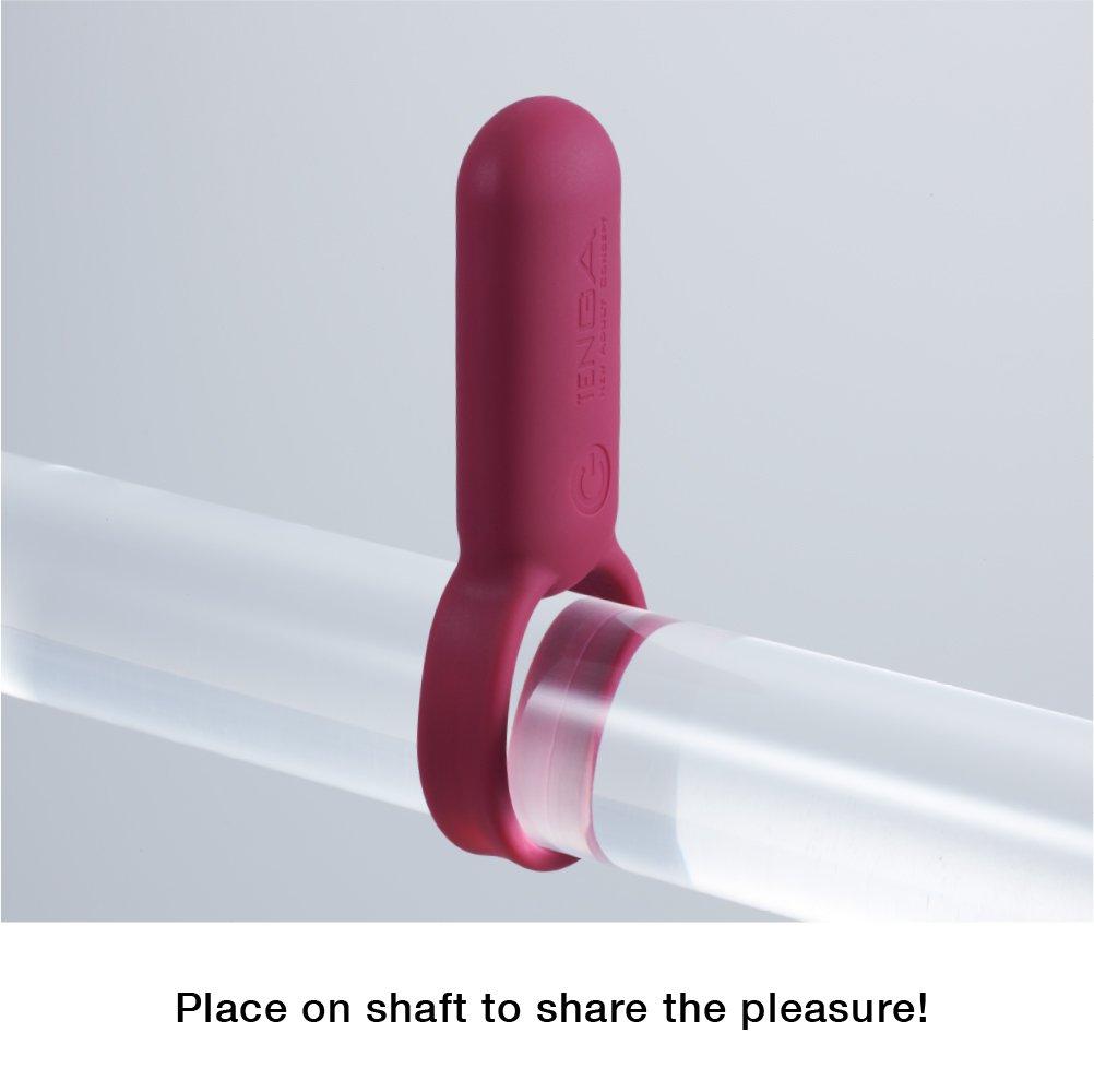 TENGA SVR Rechargeable vibe 1 piece -CARMINE- (x 1)