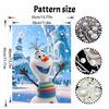 Disney DIY Pearl Art Olaf Themed Creative Pearl Painting Decorative Wall Art Creative Ornament Gift for Friends Desktop Decor