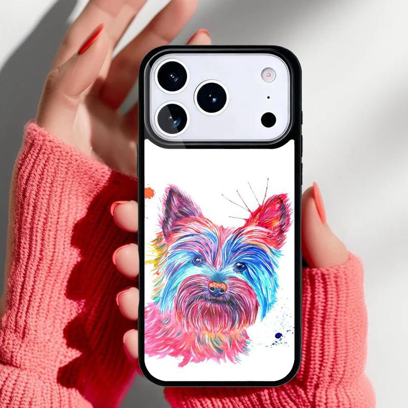 

yorkshire terrier dog puppy Phone Case for iPhone 17 Air 16e 15 14 13 Pro Max Back Cover for 12 11 Pro Coque iPhone 13
