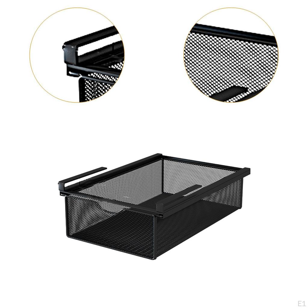 Basket Organizer, Pull-out Storage under The Shelf, Hanging Drawer