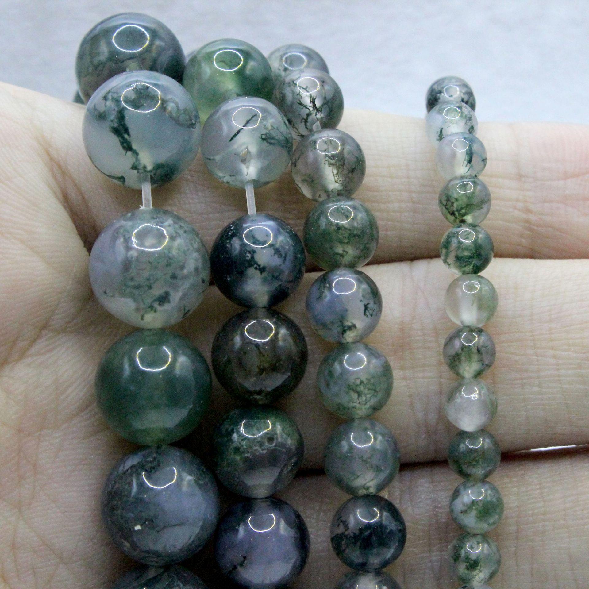 

Высококачественные круглые агатовые бусины для изготовления украшений и аксессуаров своими руками 4mm/strand (approx. 90 beads)