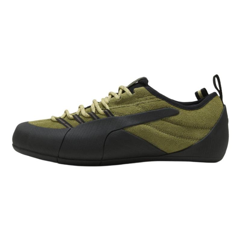 PUMA KLIM Unisex Low-top Thin Sole Outdoor Wear-resistant Fashion Trainers Black Green 405309-06 43