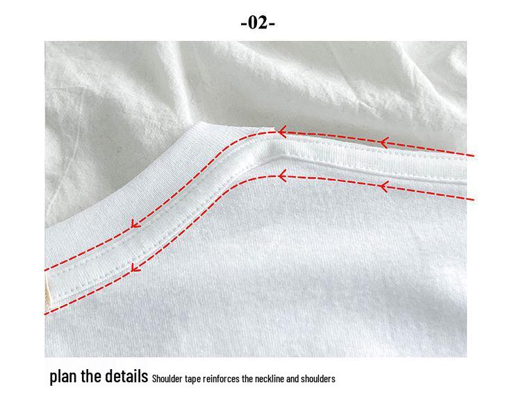 Tricou de damă cu mânecă lungă din bumbac în stil coreean - Croială largă, Gât rotund, Perfect pentru primăvară și toamnă