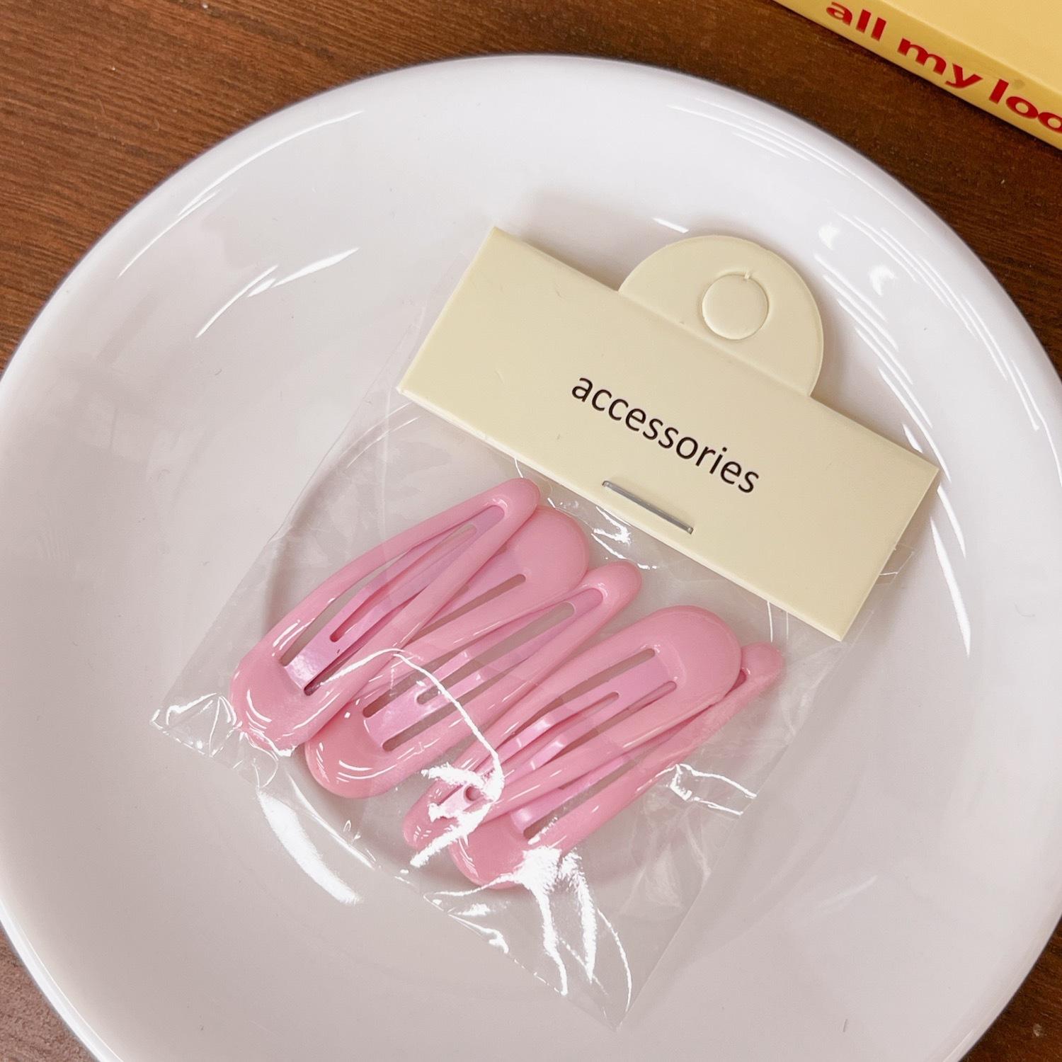 

4-5 шт./пакет, милая заколка для девочек с сердечком, маленькая челка, заколка для волос, простая индивидуальная заколка для волос, боковая заколка, зажим для края, стильная шпилька, BB зажим