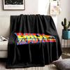 Back to the Future Theme Blanket Suitable For The Sofa Camping And Travel Made Of Soft Flannel Material An Ideal Gift For Occasions Such As Birthday