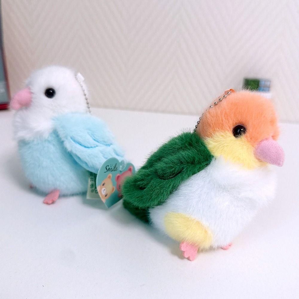 Plush Hand Ring Parrot Key Chain Wristband Bracelet Slap Snap Wrap  Holiday Gift