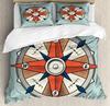 Compass Duvet Cover Set Boys Teenagers Men Bedroom Decorative 2/3 Pcs Bedding Set With Pillowcase Single Queen Duvet Cover Sets
