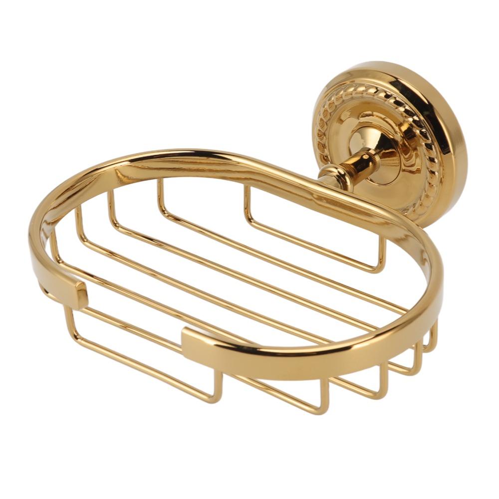Copper Soap Holder Twist Design Soap Dish Durable Soap Basket  Bathroom Shower Kitchen