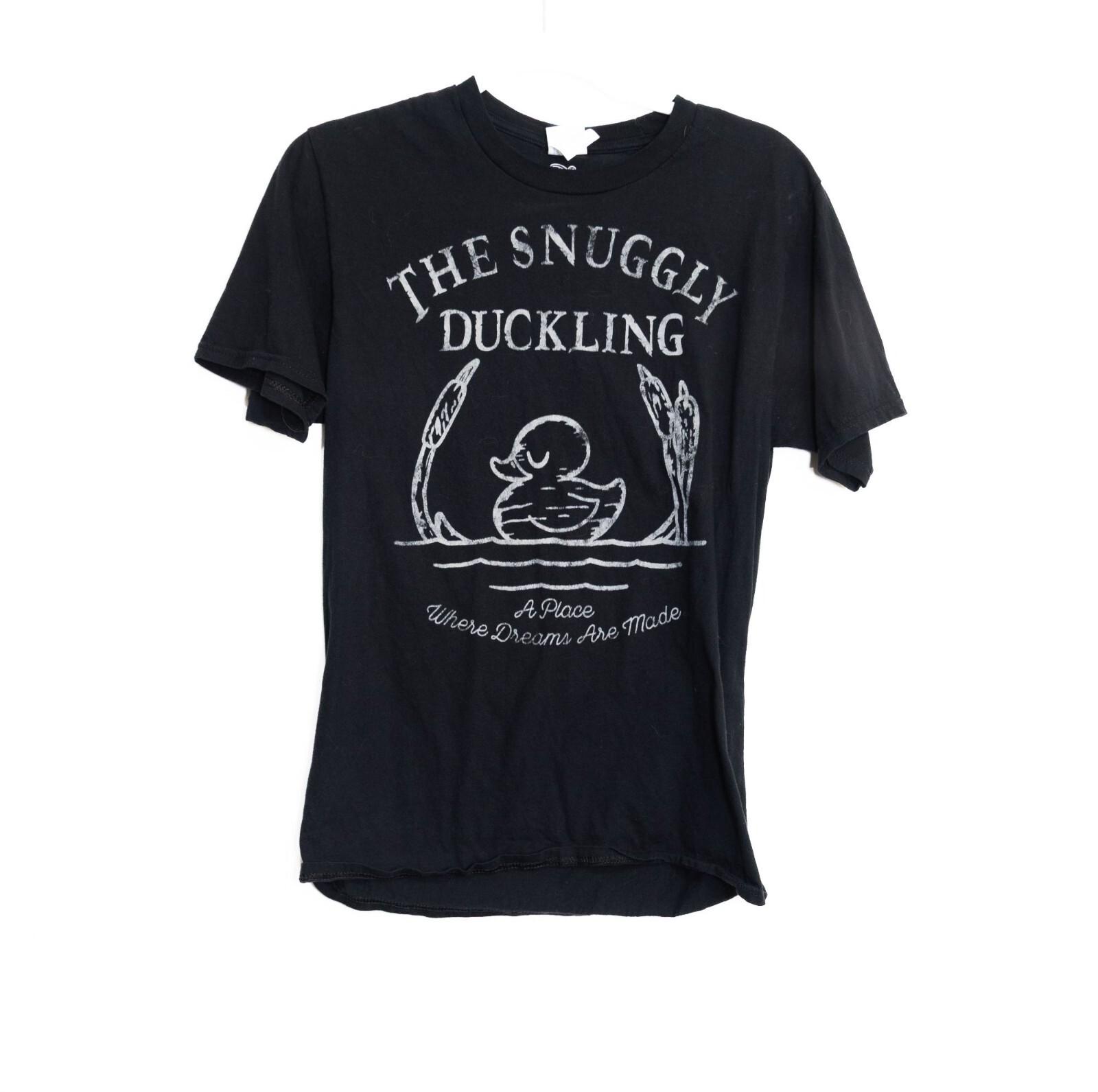 Vintage Black  The Snuggly Duckling  Graphic T-Shirt Size S L