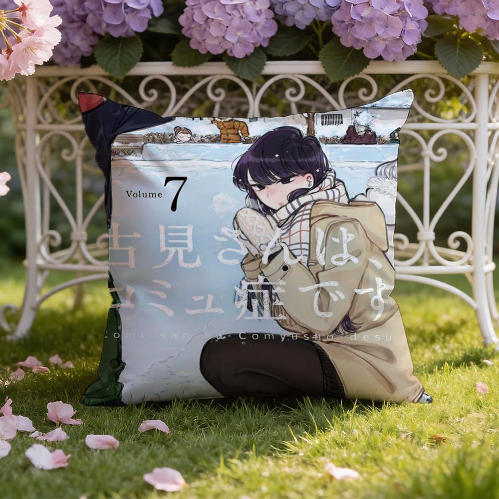 K-Komi Can't Communicate Cushion Cover Home & Car Dual-Scene Pillow Cover: Reversible for Premium Comfort