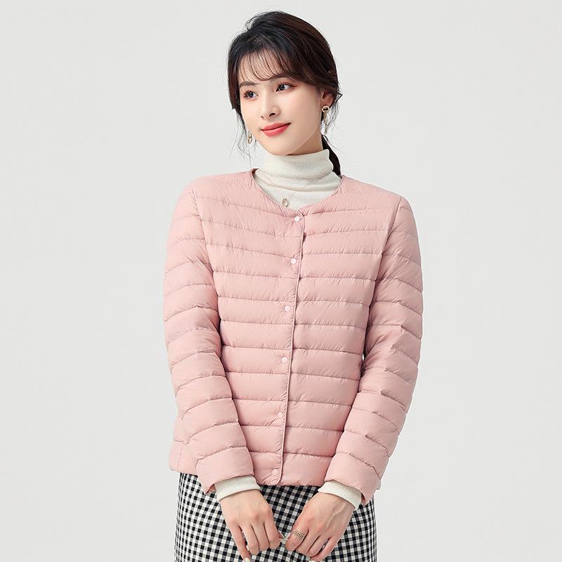 Women's Slim Fit Lightweight Down Jacket - Warm, Casual, Outdoor Windbreaker