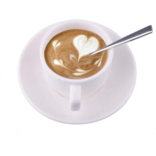 IMEEA Kaffesked, Tesked, Glassked, 18-10 Rostfritt Stål Dessertsked, 14cm Lång, Set om 6