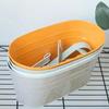 Colorful Hanging Flower Pot Detachable Double Hook Fence Plant Pot Horticultural Decoration Bonsai Flower Rack Home BalconyDecor